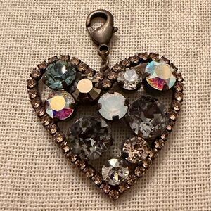 Sabika Heart-Shaped Crystal Pendant